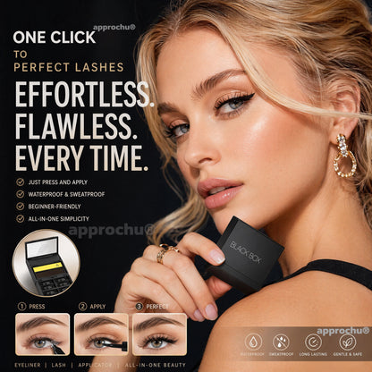 ✨ 3-in-1 eyeliner & wimperstempelset – tekent vleugels, stempelt wimpers en bespaart tijd elke ochtend.