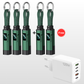 🎉 50% KORTING 🔋4-in-1 sleutelhanger kabel, met display, draagbaar & snel opladen