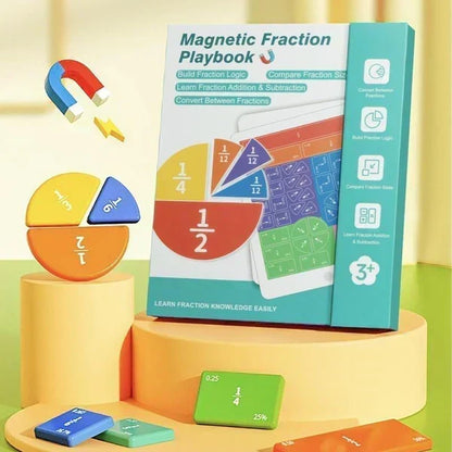 ⏳ 50% KORTING! ⏰ Magnetisch Fractie Demonstratieboek | Leer, Experimenteer & Ontdek wiskunde op een leuke manier