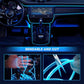 🌈💥 Verander je auto-interieur in een sfeervolle ruimte! Deze 3 meter lange USB-lichtstrip geeft je auto kleur en sfeer – eenvoudig te installeren.