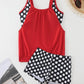 Dames Tweedelig Polkadot Zwempak