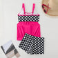 Dames Tweedelig Polkadot Zwempak