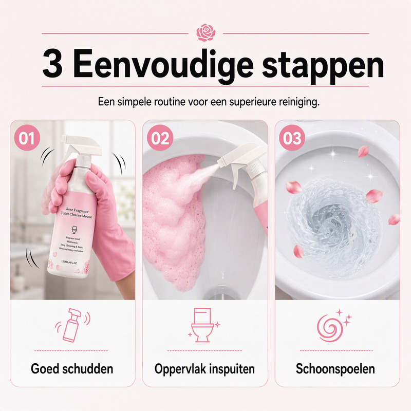 🥳2026 HOT SALE🥳💞Meer dan 50.000 verkocht! 🛁🧹Badkamerreiniger-spray – lost kalkaanslag, zeepresten en watervlekken op zonder schrobben. Geschikt voor glas, tegels en kranen – laat een frisse botanische geur achter. Zachte formule, geen scherpe dampen! ✨💪"