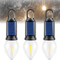 Zonne-energie tentverlichting, via USB oplaadbare LED-kampeerlantaarn