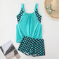 Dames Tweedelig Polkadot Zwempak