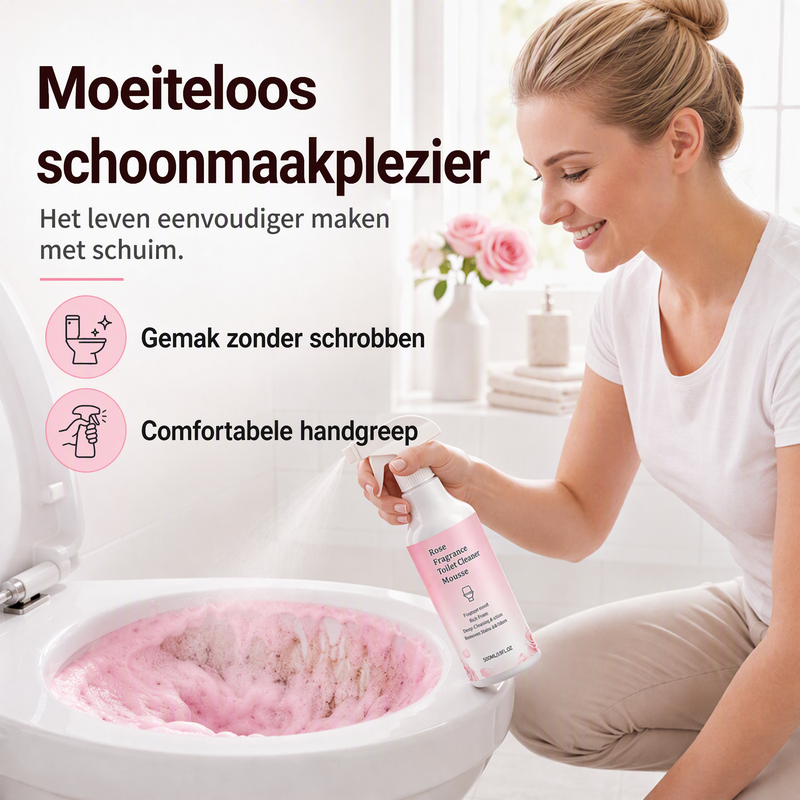 🥳2026 HOT SALE🥳💞Meer dan 50.000 verkocht! 🛁🧹Badkamerreiniger-spray – lost kalkaanslag, zeepresten en watervlekken op zonder schrobben. Geschikt voor glas, tegels en kranen – laat een frisse botanische geur achter. Zachte formule, geen scherpe dampen! ✨💪"