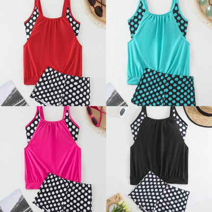 Dames Tweedelig Polkadot Zwempak