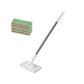 🔥 ✨🧹🏆#1 Best Seller ⏰💕🌟Platte mop met roestvrijstalen steel, inclusief herbruikbare, wasbare mopdoeken