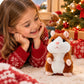 🐹🎄 Spreek tegen deze hamster en hij praat terug! Zacht, grappig en met een bewegend hoofdje – 15 cm. Verkrijgbaar in 3 kleuren en kersteditie!