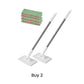 🔥 ✨🧹🏆#1 Best Seller ⏰💕🌟Platte mop met roestvrijstalen steel, inclusief herbruikbare, wasbare mopdoeken