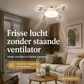 🌀 Nieuwe plafondventilatorlamp met E27-fitting – 2-in-1 stille LED-ventilator met afstandsbediening, energiezuinige combinatie van verkoeling & verlichting voor thuis, in de slaapkamer