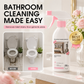 🥳2026 HOT SALE🥳💞Meer dan 50.000 verkocht! 🛁🧹Badkamerreiniger-spray – lost kalkaanslag, zeepresten en watervlekken op zonder schrobben. Geschikt voor glas, tegels en kranen – laat een frisse botanische geur achter. Zachte formule, geen scherpe dampen! ✨💪"