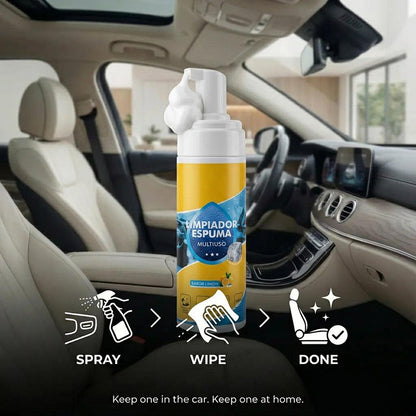 🏆LAATSTE DAG KORTING 49% KORTING🔥4-in-1 Multi-Enzym Schuimreiniger – Dieptereiniging voor Auto, Keuken, Badkamer & Bank