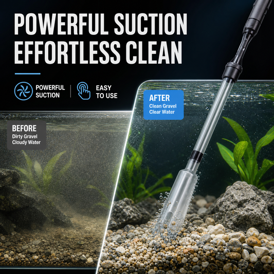 50% korting 🔥 Elektrische aquariumbodemreinigers