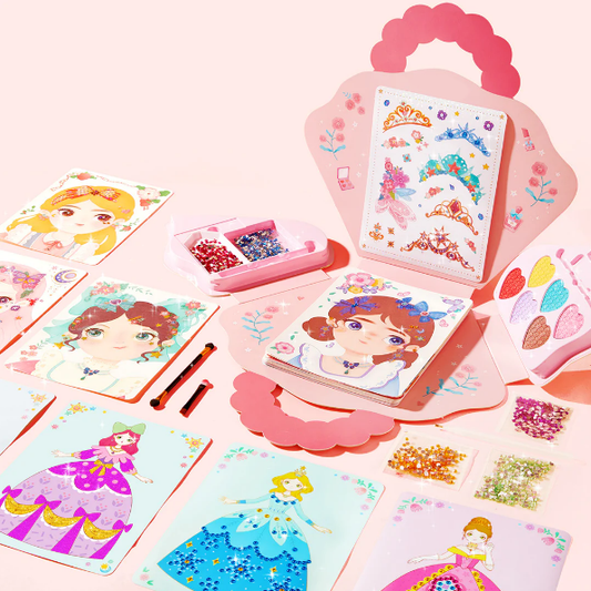 🔥 Laatste dag promotie 50% KORTING 💅 Fantasy 3-in-1 Prinses Aankleed- & Make-up Spelset 💝