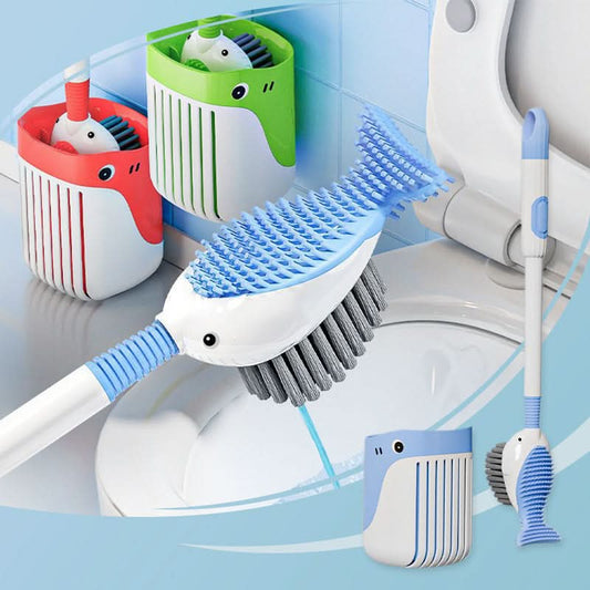 Toiletreinigingsborstelset met zuignap voor wandmontage