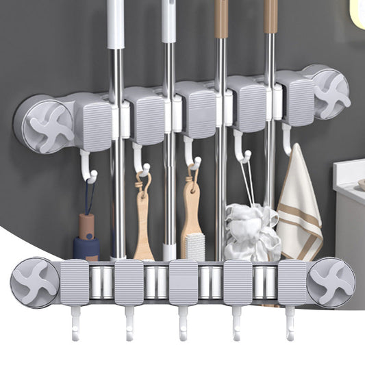 Boorvrije zuignap dweilhouder voor badkamer