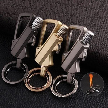 🔥 Sleutelhanger Vuursteen Vuurstarter – Compact & Altijd Klaar voor Avontuur