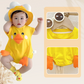 Schattige Chick lichtgewicht romper 3-delige set voor baby