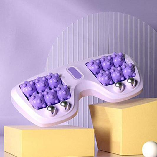 💜Draagbare dubbele voet massagerol💜