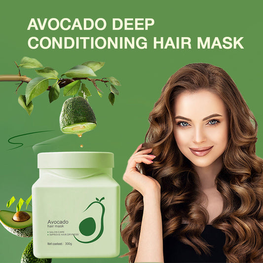🔥 VANDAAG VOOR 56% KORTING – Avocado Diepverzorgend Haarmasker | Herstelt Droog & Beschadigd Haar, Niet-Vettig & Lichtgewicht