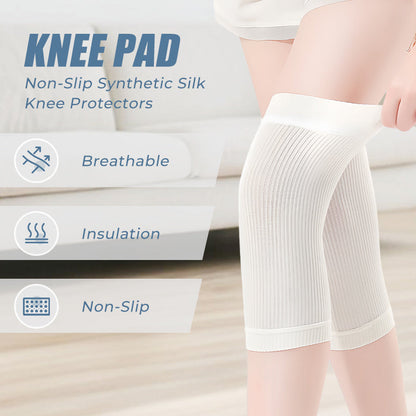 Antislip kniebeschermers van synthetische zijde