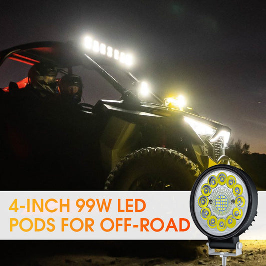 4-inch 99W LED-pod voor off-road