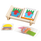 50% KORTING🎁60 niveaus🏆🧩 -✨【Geometrische huis-laagpuzzel met houten basis】✨