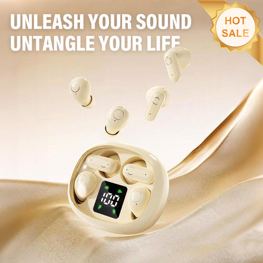 🔥LAATSTE DAG AANBIEDING - 50% KORTING🎁 Draadloze Bluetooth-headset voor twee personen met LED-oplaadcase