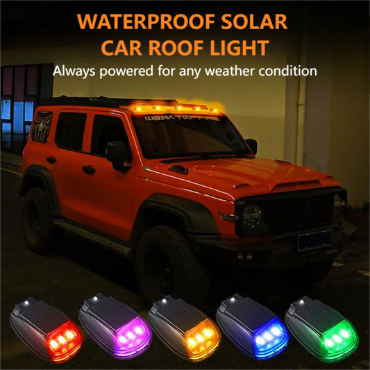 Waterdichte zonne-daklamp voor auto's met afstandsbediening