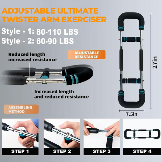 ⏳Tijdelijke aanbieding!💪 3-in-1 U-Vorm Armtrainer – Train Kracht Overal & Altijd