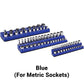 Nauwkeurige magnetische dopsleutelhouder set