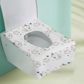 Verpakking met wegwerpbare waterdichte toiletbrilhoezen