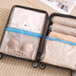 10 stuks handgerolde ruimtebesparende compressiezakken