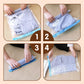 10 stuks handgerolde ruimtebesparende compressiezakken