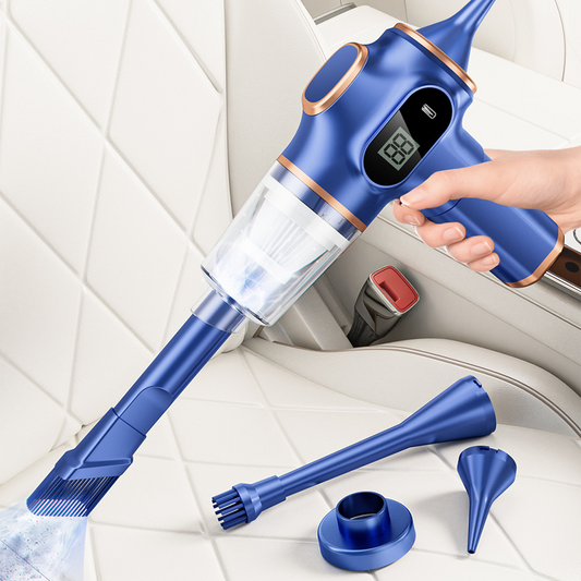 💘NU 60% KORTING🚗4-in-1 Krachtige Draadloze Auto Stofzuiger – Snel Reinigen & Veelzijdig!