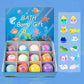 🛁Badbommen met oceaan-thema | 60 g * 12 stuks, schuimend badplezier & leuk cadeau-idee ✨