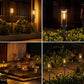 🌞 Zonne-Energie Tuinverlichting – Retro Design, 12-14 Uur Verlichting & IP65 Waterdicht