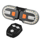 🚴  🔦 Draadloos fietsachterlicht met afstandsbediening – automatische remsensor, meer dan 30 lichtstanden en USB-oplaadbaar ⚡