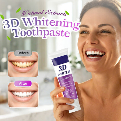 3D Whitening Tandpasta met natuurlijke extracte