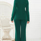 Dames zakelijke blazer en broek, 2-delige set in effen kleur