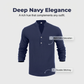 Casual Henley T-shirt voor heren, geschikt voor de herfst