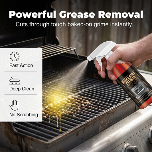 Fast-Acting Cleaner for Ovens and Grills