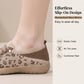 Dames instapschoenen van ademend mesh met luipaardprint