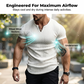 Slim fit Henley-shirt voor heren, effen kleur