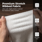 Slim fit Henley-shirt voor heren, effen kleur