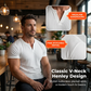 Slim fit Henley-shirt voor heren, effen kleur