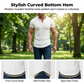 Slim fit Henley-shirt voor heren, effen kleur