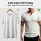 Slim fit Henley-shirt voor heren, effen kleur