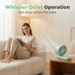 Opvouwbare handventilator met turbofunctie en LED-display